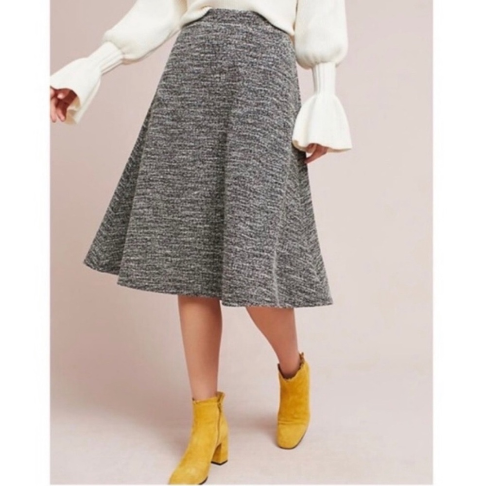 anthropologie isla maude marce textured skirt